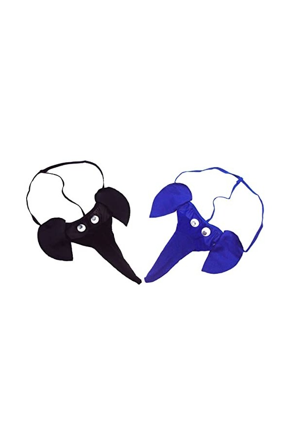 VemeFufu String G String Slip Tanga Hommes Sexy Éléphant Tronc Sous-vêtements Homme Chaud Taille Basse Élastique Thong Mâle C