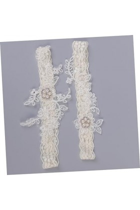 Abaodam Jarretières De Mariage Jarretière Pour Bal Jarretière De Mariée Mariée Style Occidental Fournitures De Mariage