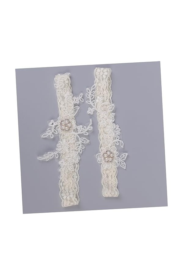 Abaodam Jarretières De Mariage Jarretière Pour Bal Jarretière De Mariée Mariée Style Occidental Fournitures De Mariage