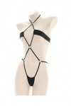 SINGUYUN Sexy Micro Anime Bikini Japonais Une Pièce Teddy Cosplay Maillot de Bain Hot Bandage Lingerie Babydoll Body, 0223bla