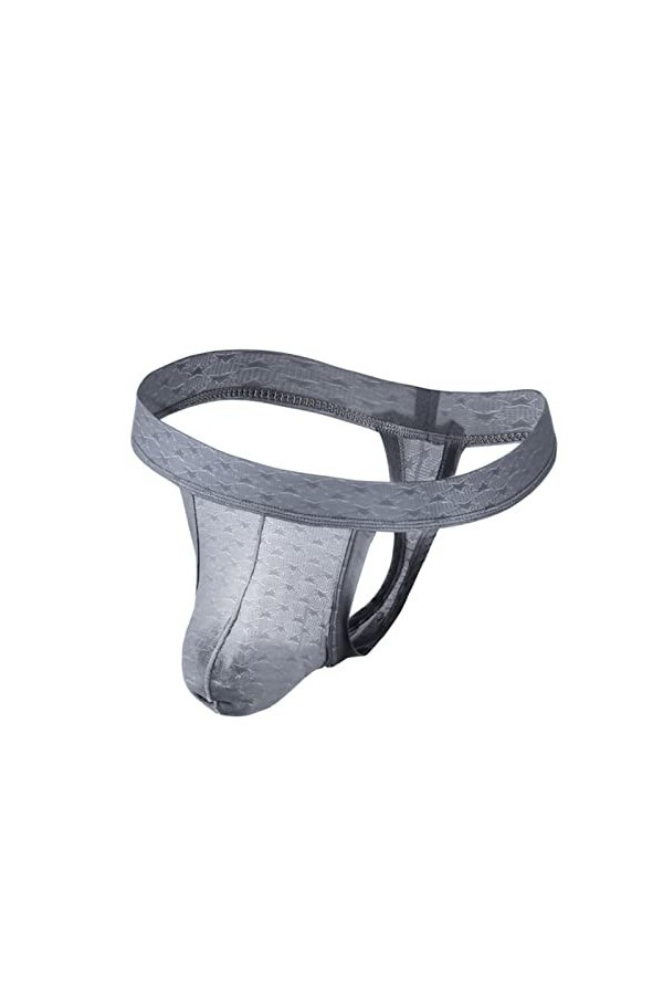 CHOUBAGUAI Mini String Sexy Transparent Taille Basse pour Hommes