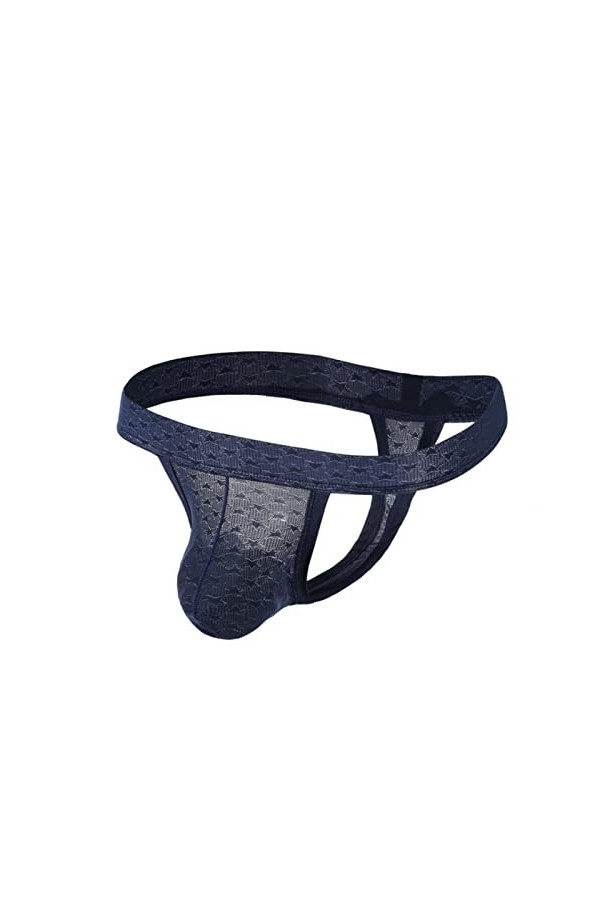 CHOUBAGUAI Mini String Sexy Taille Basse pour Hommes, sous-vêtements de Garde du Corps à Grande Projection, Mini String Mince