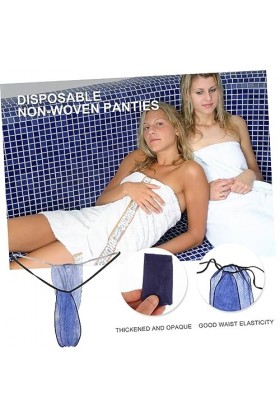 Lurrose 50Pcs String Culottes pour Femme T Retour Culottes Bikini String Culottes Dames Slips sous-Vêtements Jetable String N