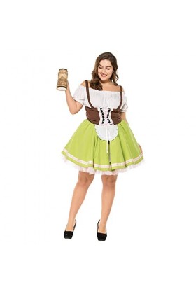 TWIOIOVE Costume de cosplay pour femme - Sexy - Costume de fête de la bière - Costume de fête de la bière - Costume de cospla
