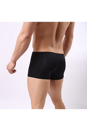 SEXYSY Nez déléphant Hommes sous-vêtements Sexy Trou caleçon Long Renflement Respirant Homme caleçon Culotte