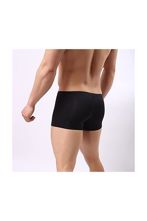 SEXYSY Nez déléphant Hommes sous-vêtements Sexy Trou caleçon Long Renflement Respirant Homme caleçon Culotte