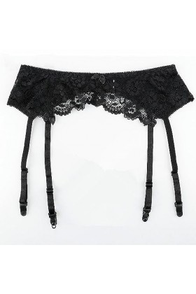 OKGD sous-vêtements Sexy pour Femmes, Grande Taille en Dentelle, Porte-Jarretelles Sexy en Dentelle, Bretelles Transparentes 