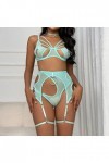 Lingerie Femme Sexy Ensemble Homme Sexy Hot y28.k Femmes Dame Sexy Accessoires en métal avec Cou Suspendu Maille Lingerie Ens