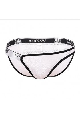 MACIUM sous-vêtements Jock Strap pour Hommes sous-vêtements Transparents en Dentelle pour Hommes, Slips Sexy, Sac Latéral, Ha