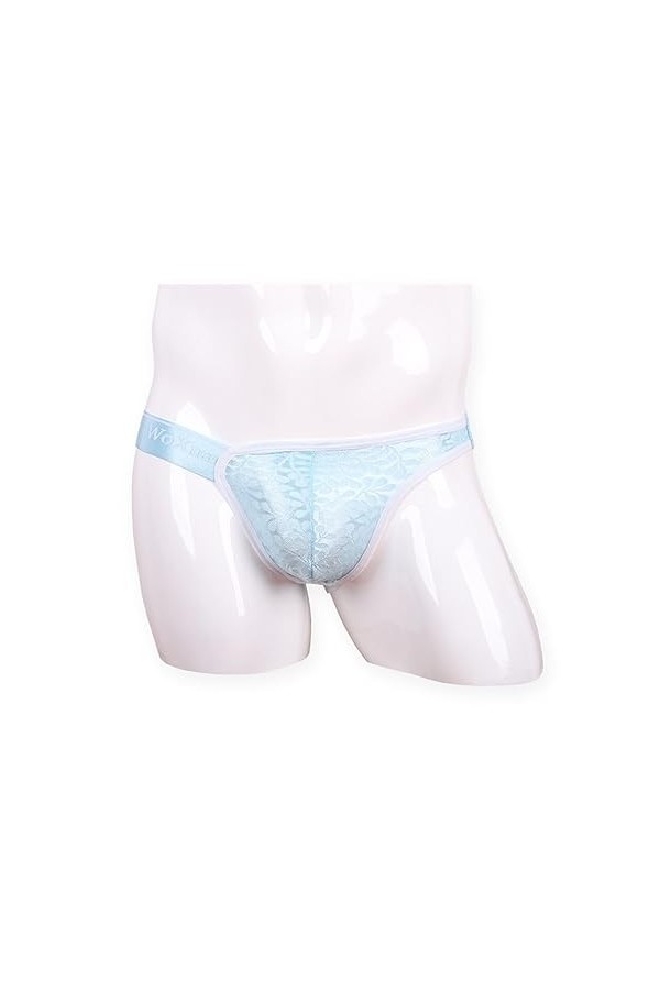 MACIUM sous-vêtements Jock Strap pour Hommes sous-vêtements Transparents en Dentelle pour Hommes, Slips Sexy, Sac Latéral, Ha