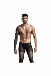 Sous-Vêtements pour Hommes Boxer Transparent en Maille Boxer avec Pochette Sous-Vêtements Porno pour Adultes Pyjamas Costume 
