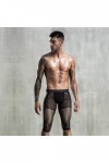 Sous-Vêtements pour Hommes Boxer Transparent en Maille Boxer avec Pochette Sous-Vêtements Porno pour Adultes Pyjamas Costume 