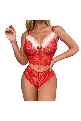 Noël Lingerie Sexy Femme Bodystocking Une Pièce Lingerie Chrismas Érotique Ouvert Bodysuit Grandes Tailles Fishnet Bodys Stre