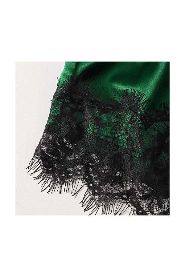 Kwatieh Saint-Valentine Tenue Sexy Femme Coquine Hot - Sexy Lingerie Robe Sexy Pyjamas en Satin Sexy Ensemble Combinaison Che