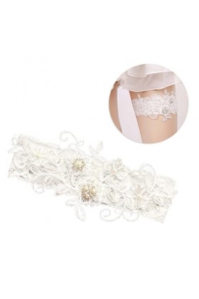 SOIMISS Jarretière De Mariée Jarretières De Mariage Dame Dentelle Jarretière Femmes Broderie Jarretière Dentelle De Mariée Ja