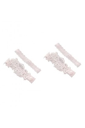 Abaodam 2 Paires De Jarretières De Mariage Jarretière De Mariée Jarretières pour La Mariée Porte-Jarretelles De Mariage Jarre