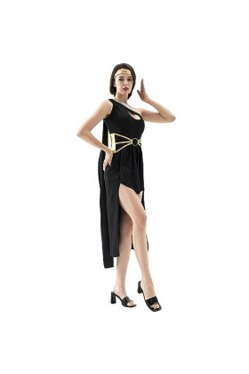 Costume sexy médiéval pour femme - Costume de dieu dHalloween - Fête grecque - Robe longue - Costume de scène - Robe de bale
