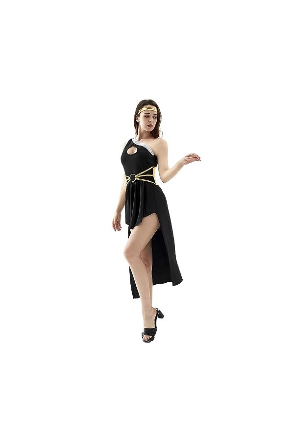 Costume sexy médiéval pour femme - Costume de dieu dHalloween - Fête grecque - Robe longue - Costume de scène - Robe de bale