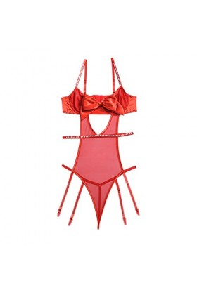 Générique Robe de Noël Femme Sexy Lingerie Coquine Combinaison Femme Sexy Lingerie Femme Classe Costumes Sexy Femme Body Sexy