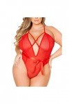 WEITING 3 Couleurs M-5XL Sexy Dentelle Body Lingerie Stripper Vêtements Vêtements De Nuit Sous-Vêtements Costumes Dancewear B