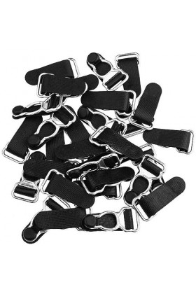 Lpitoy Boucles De Ceinture De Jarretière Corset 100pcs sous-suspendeurs À Courroie Clips Anti-glipage Stockage des sous-vêtem