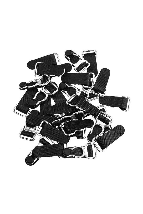 Lpitoy Boucles De Ceinture De Jarretière Corset 100pcs sous-suspendeurs À Courroie Clips Anti-glipage Stockage des sous-vêtem