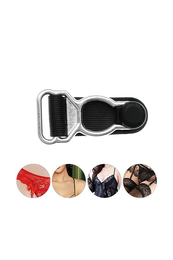 Lpitoy Boucles De Ceinture De Jarretière Corset 100pcs sous-suspendeurs À Courroie Clips Anti-glipage Stockage des sous-vêtem