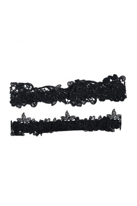 jojofuny 2Pcs Ensemble Jarretière De Jambe De Mariée Jarretière De Jambe De Fleur Porte-Jarretelles De Mariée Porte-Jarretell