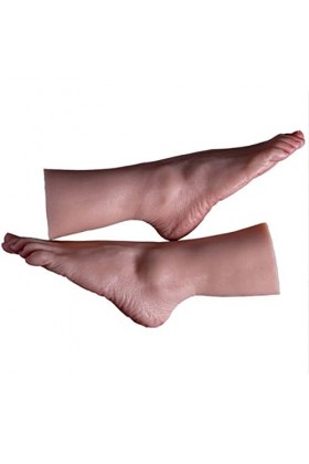 CHEIRSS Modèle De Pieds En Silicone, Modèle De Pied, Fétichisme Des Pieds, Jouet De Fétichisme Des Pieds En Silicone Pieds Fé