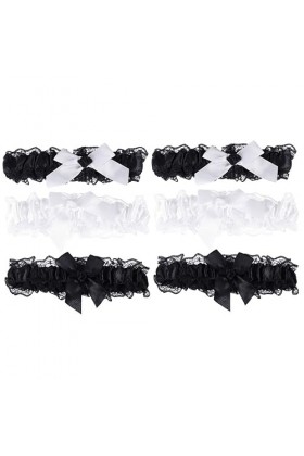 SOIMISS 6 Pcs Cercle De Jambe Jarretière De Mariage Ceintures pour Femmes Jarretelles pour Mariée Dentelle Jambe Jarretière D