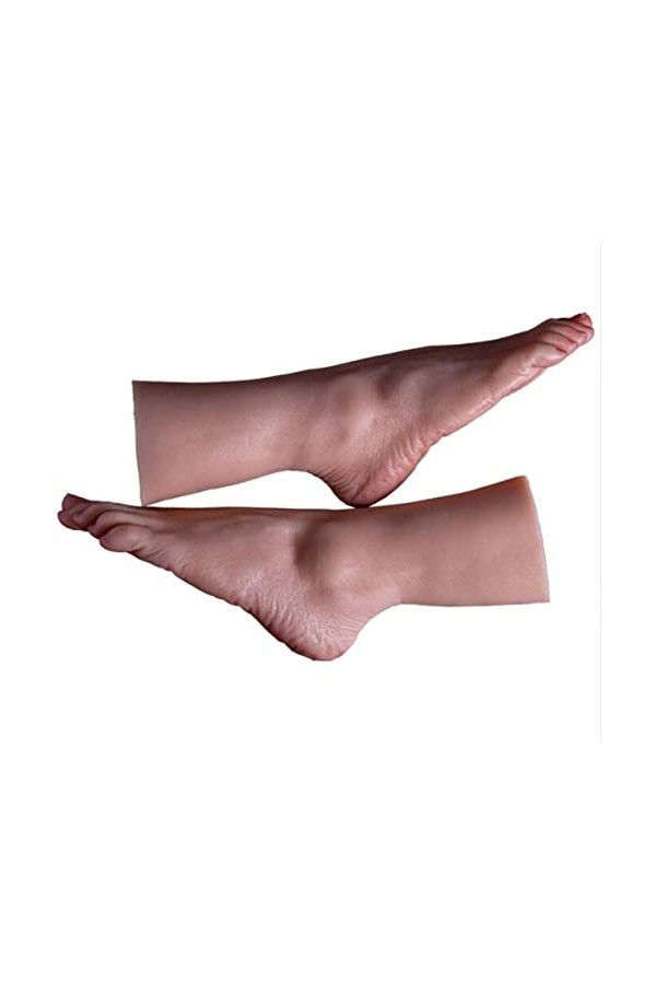CHEIRSS Modèle De Pieds En Silicone, Modèle De Pied, Fétichisme Des Pieds, Jouet De Fétichisme Des Pieds En Silicone Pieds Fé