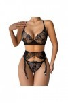 Lingerie Coton Sexy la Mode et Sexy pour Femmes avec Petite Poitrine et Anneau en Acier réunis avec des sous-vêtements de Poi