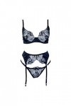 Lingerie Coton Sexy la Mode et Sexy pour Femmes avec Petite Poitrine et Anneau en Acier réunis avec des sous-vêtements de Poi