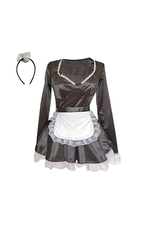 Tenue de jeu de rôle sexy pour femme - Pour cosplay - Sexy - Lolita - Tenue sexy pour femme - Dentelle noire - Pour cosplay -