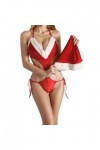 Costume de Noël sexy pour femme pour le sexe - Lingerie - Body de Noël une pièce - Lingerie érotique - Babydoll - Dentelle ro