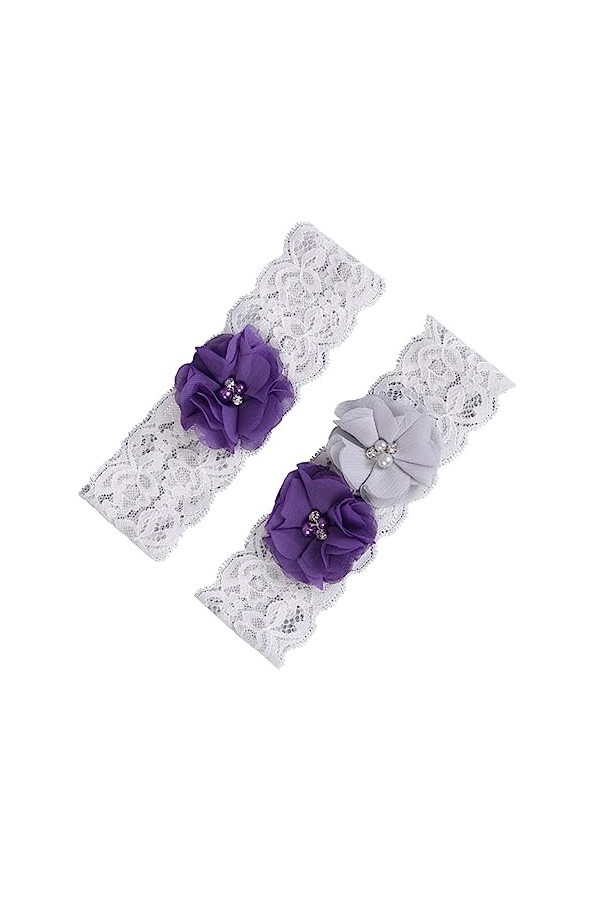 Garneck 2 Pièces Jarretière De Mariage Jarretière De Mariée Jarretière De Mariée Jarretière De Bal Jarretière en Dentelle Jar