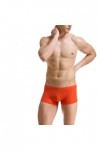 WEITING Sexy Hommes sous-Vêtements Glace Soie Mini Boxer Shorts Culotte Ultra Mince Transparente Voir à Travers Les sous-Vête