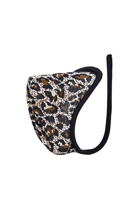 YINGJUN Lingerie sexy Thongs pour homme léopard