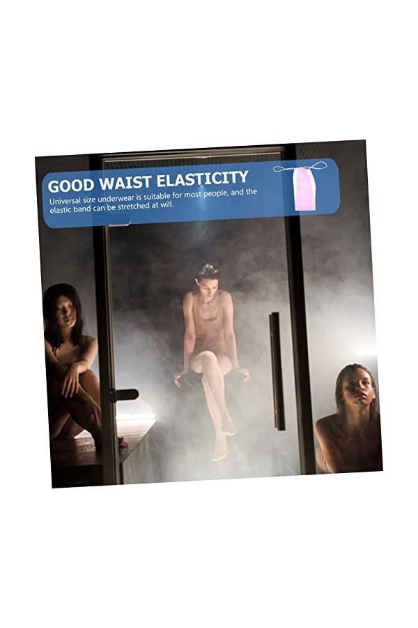 GALPADA 50 Pièces Jetable String Femmes String Période Culottes Jetables Lingerie De Femmes String pour Les Femmes Dames Jeta