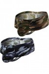 iKingsky String en Cuir épais pour Homme Camouflage Brasil Back sous-vêtements XXL, Pack de 2 