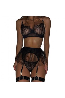 Lingerie Poitrine à la Mode et Sexy pour Femmes avec Petite Poitrine et Anneau en Acier réunis avec des sous-vêtements de Poi