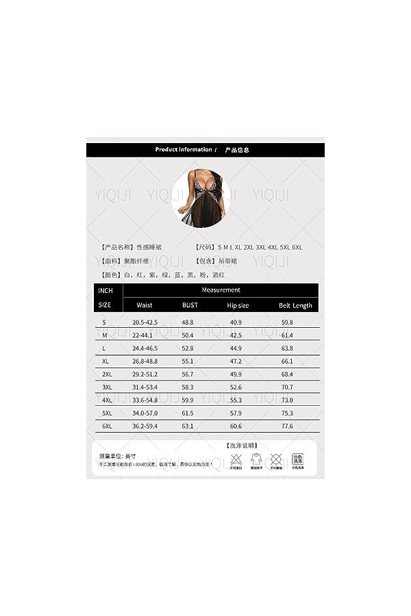 ZTIANEF LatexSexy Sheer Split Slip Dress Lingerie érotique Pyjamas, 2, L