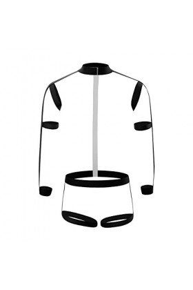 Générique Costume Sexy Hommes amusants à lacets sport bandoulière Muscle Fitness brassard Sexy serré blanc planche Bondage co