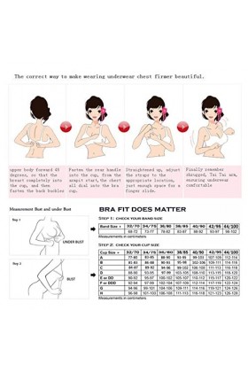 sous-vêtements pour Femmes Bandeau Style Soutien-Gorge en Dentelle élastique Couverture complète Plus Taille Soutien-Gorge Se