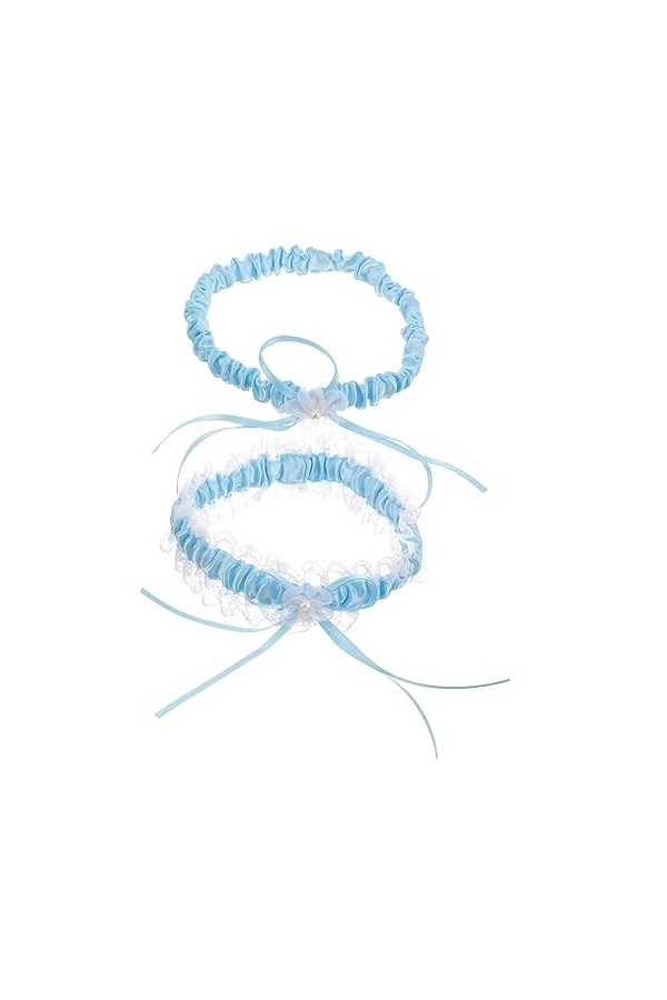 GALPADA 2 Pièces Jarretière De Mariée Jarretières De Mariage Jarretière De Bal Jarretières pour La Mariée Fleur Jarretière Ja