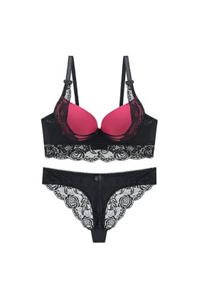 Lingerie Sexy Ensemble Femme Sexy sous-Vetements Erotique Vêtements De Nuit Dentelle Ensemble Soutien Gorge et String 2 Pièce