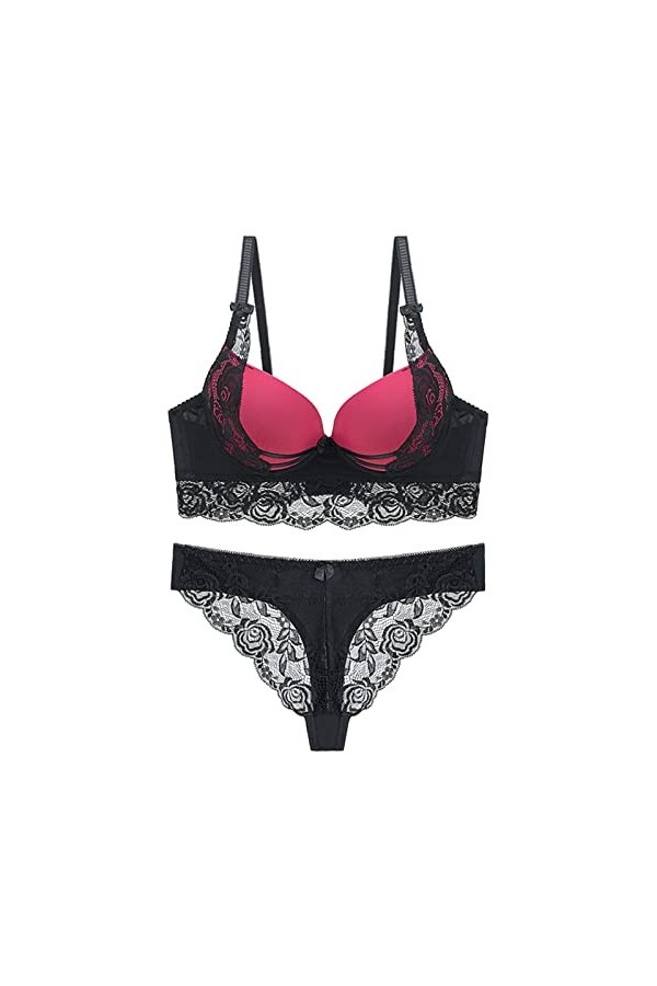 Lingerie Sexy Ensemble Femme Sexy sous-Vetements Erotique Vêtements De Nuit Dentelle Ensemble Soutien Gorge et String 2 Pièce