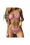 Imprimé Léopard Sexy Mode Lingerie Femme Soutien-Gorge String Ensemble Costumes Dentelle Amour Coeur Évider sous-Vêtements En