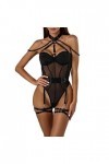 Sexy Femme Push Up Soutien-gorge + Culotte Noir Lingerie Sexy Sous-vêtements Sexy Ensemble de Lingerie Ensemble de Jarretelle