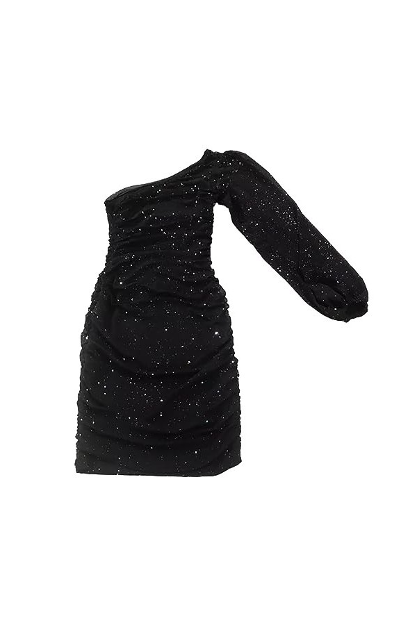 Costume militaire pour femme - Sexy - Coupe ajustée - Manches longues - Sexy, Noir , S